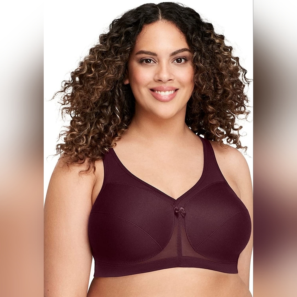 Glamorise Femme Magic Lift Plus Active Support Burgundy size 38C (60)
